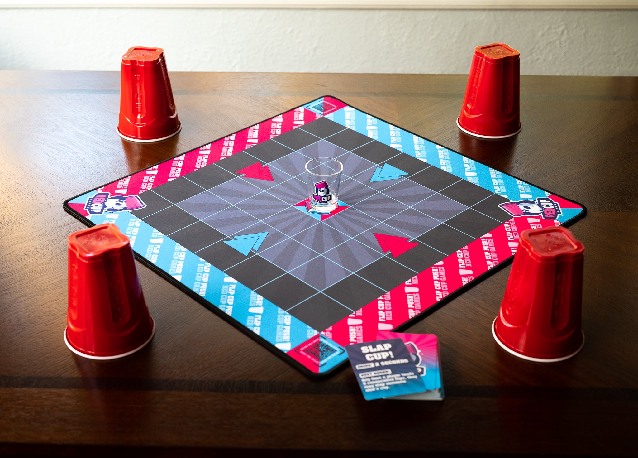 FLIP CUP PUSH! (Flip Cup Board Game)