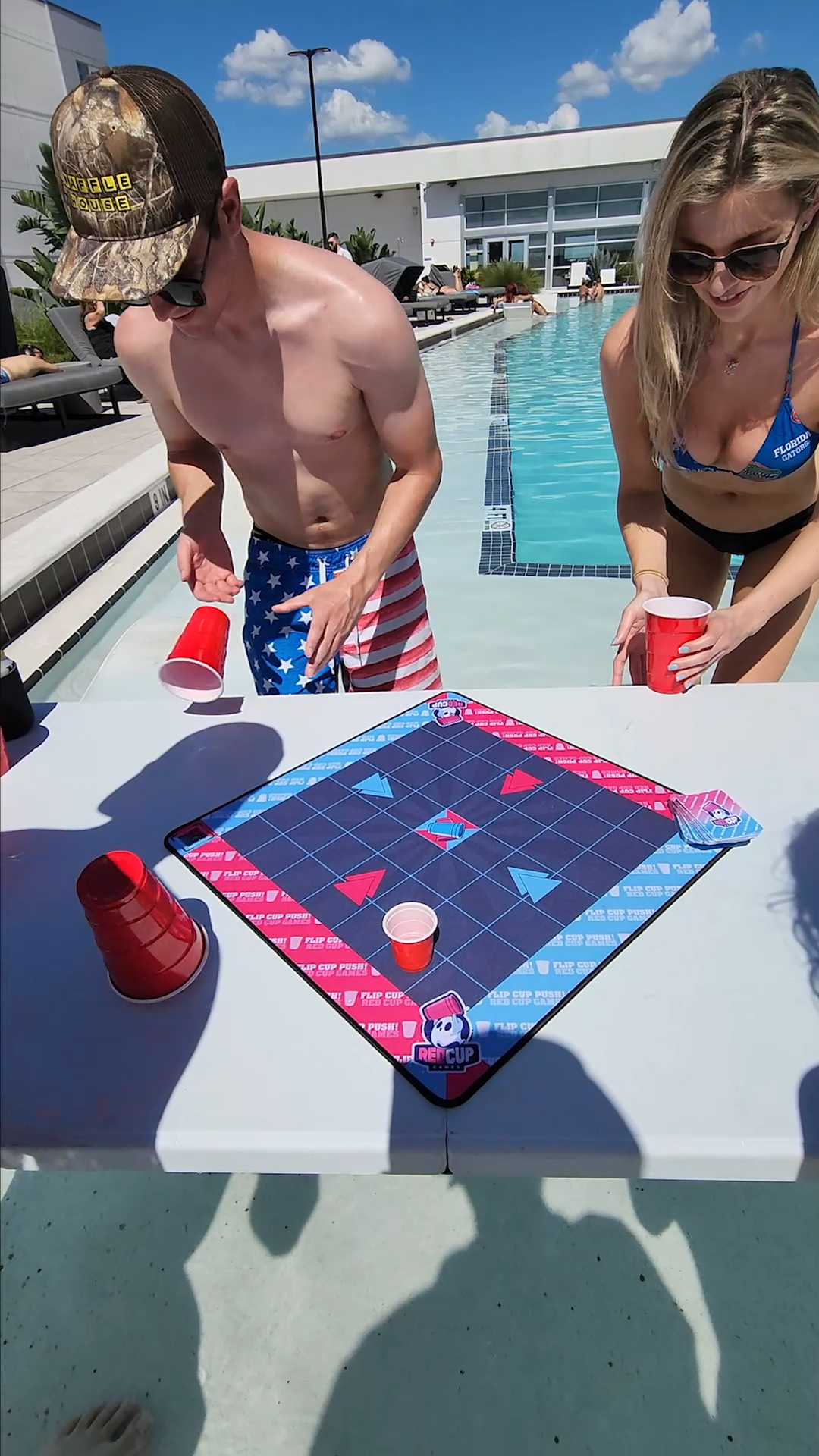 Best Drinking Games: FLIP CUP PUSH! Flip Cup made even better.